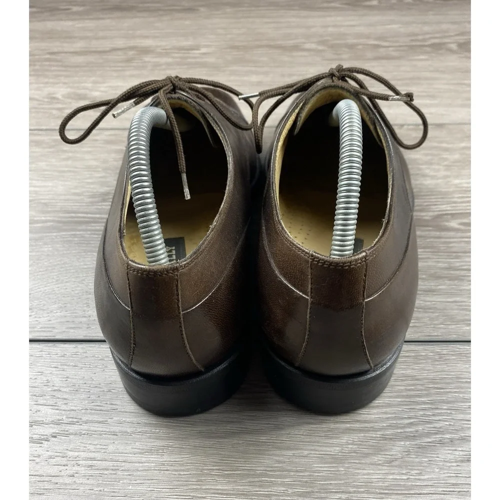 Bally Of Switzerland Men's Cap Toe Leather Dress Shoes Brown Size 9.5‎ D
